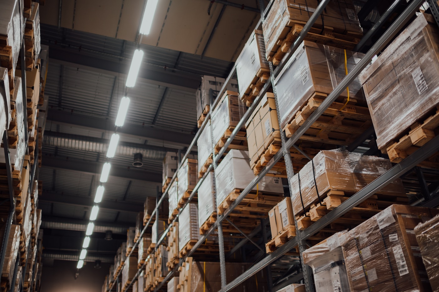 Cargo warehouse and pallet storage